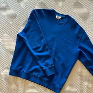 COS blue sweatshirt - relaxed fit